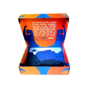 Wholesale OEM Corrugated Cardboard Logo Custom Subscription Box Packaging For Toys from china suppliers