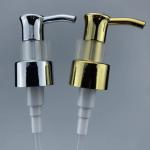 Silver Gold 24MM Aluminum Lotion Pump Dispenser Anodized
