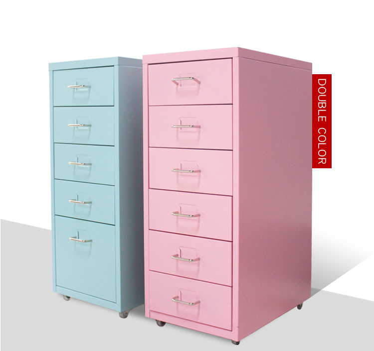 ODM ISO9001 Steel File Cabinets , 1.2mm Mobile Pedestal Cabinet