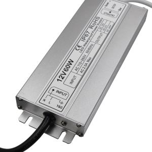 Wholesale 12v 60w Slim waterproof power supply IP67 LED transformer Adapter for LED Light from china suppliers