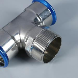 Wholesale Forged M Profile Press Fittings 1.6MPa Tee Pipe Fittings For Water / Oil from china suppliers