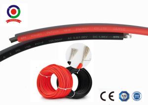 Wholesale Halogen Free Single Core Solar Cable , Non Toxic 6mm2 Solar Photovoltaic Cable from china suppliers