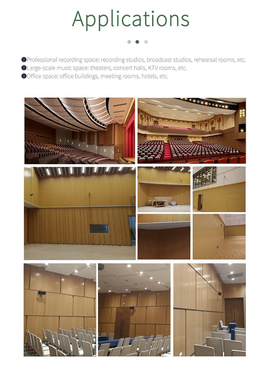 Sound Absorbing Akupanel Acoustic Panel Diffusion Wall Wooden Natural Oak Acoustic Wall Panel