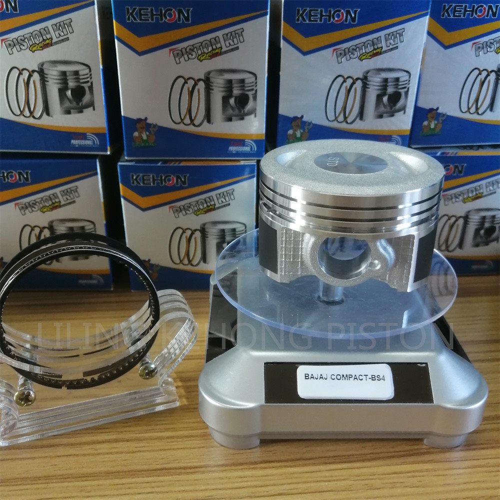 Durable BAJAJ Piston And Ring Set Fit COMPACT-BS4 Pin Size 17x48mm