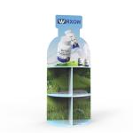 PVC Floor To Floor Display Rack Store Display Stand For Alcohol And Health