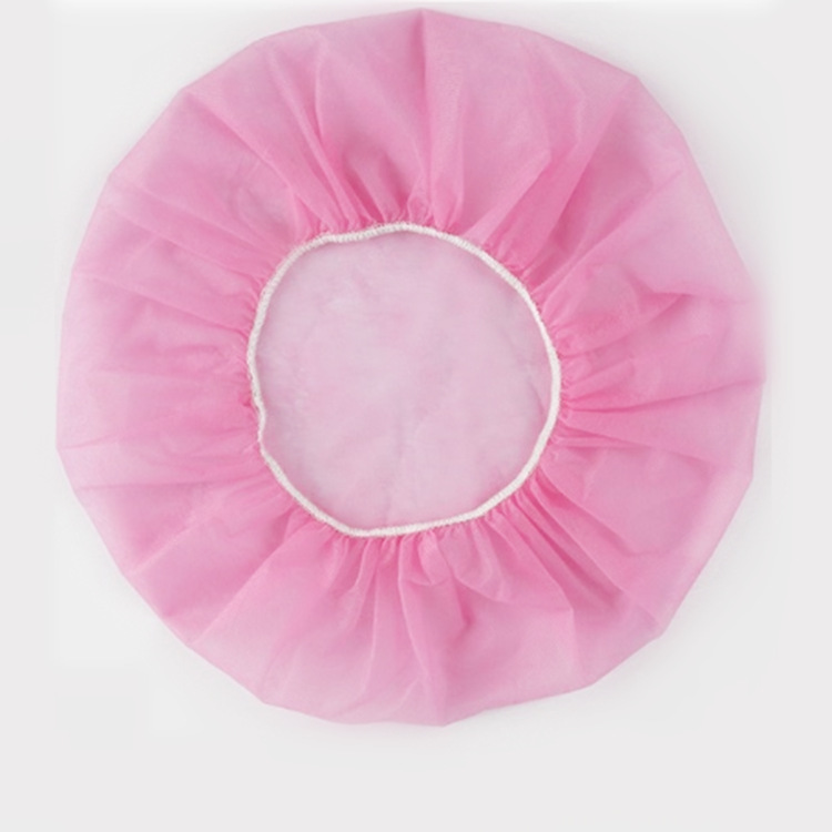 Blue White 21" 19" Non Woven Disposable Bouffant Cap