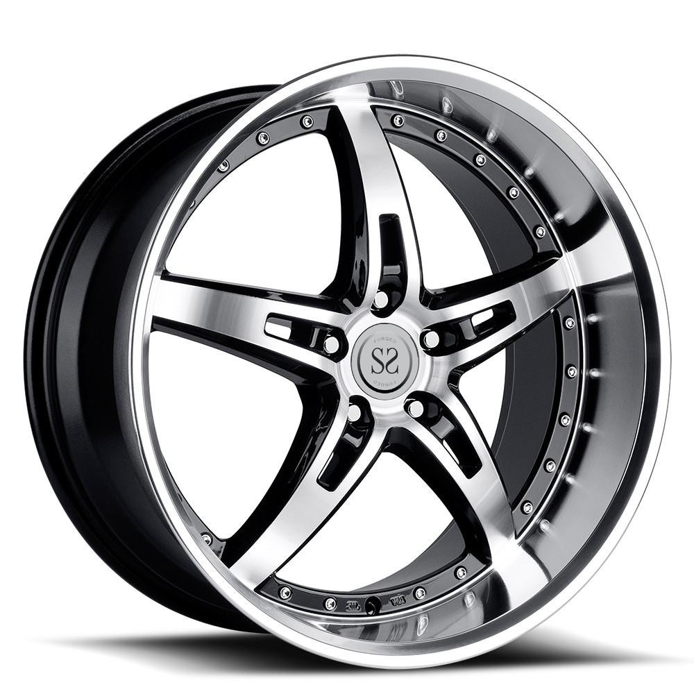 Elegant Shiny Finish Porsche Forged Wheels Durable 21inches Super Concave