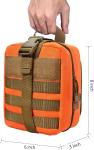 Tactical MOLLE Rip-Away EMT Medical First Aid IFAK Lifesaving Pouch,Outdoor