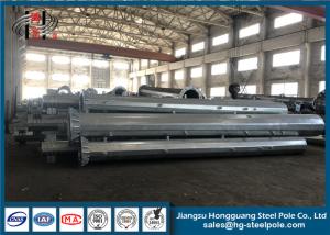 Wholesale Power Transmission Electric Steel Pole With Average Galvanized Coating 80-100um from china suppliers