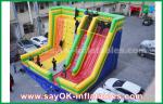 Adult Inflatable Slide 9.5*7.5*6.5m Colorful Inflatable Bouncer Slide With
