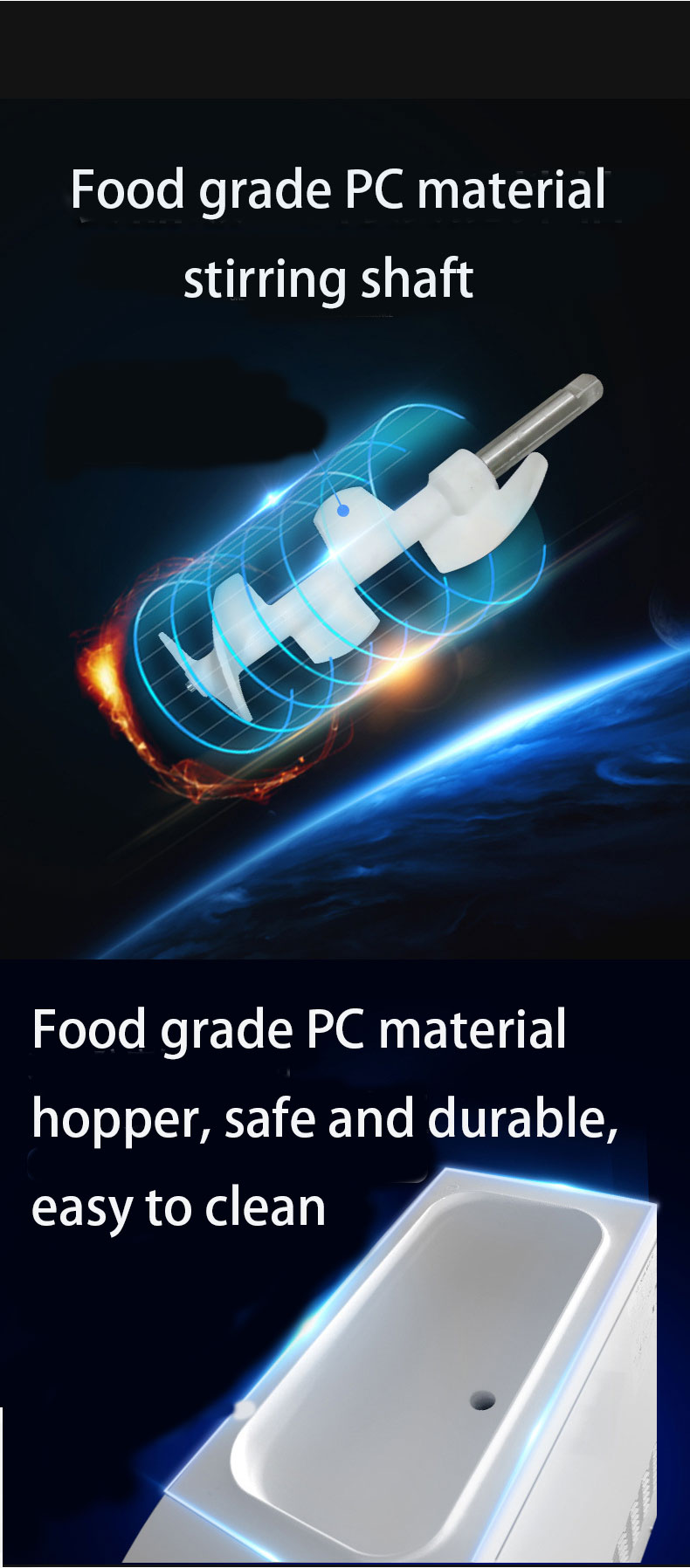 Compact and Affordable 6L*1 Hopper Volume Commercial Ice Cream Maker Machine