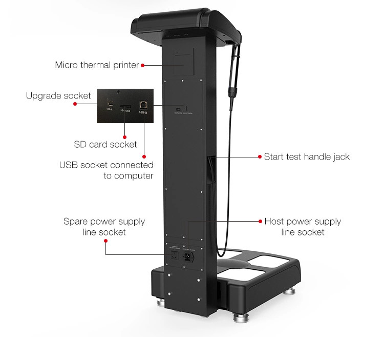 20khz 50khz 100khz Bio Impedance Machine MFBIA Body Fat Analyser Scales