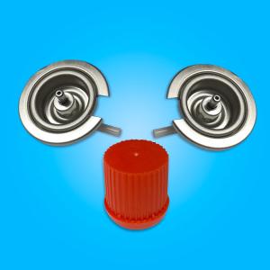 Wholesale 227g Portable Gas Cartridge Valve With Red Cover General Application Tin Cans from china suppliers