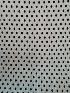 Wholesale Black Dot Tulle Crinkle Flocked Pleated Mesh Fabric from china suppliers