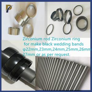 Wholesale Bright Black Zirconium Wedding Ring / Band High Temperature Oxidation Zirconium Rod from china suppliers