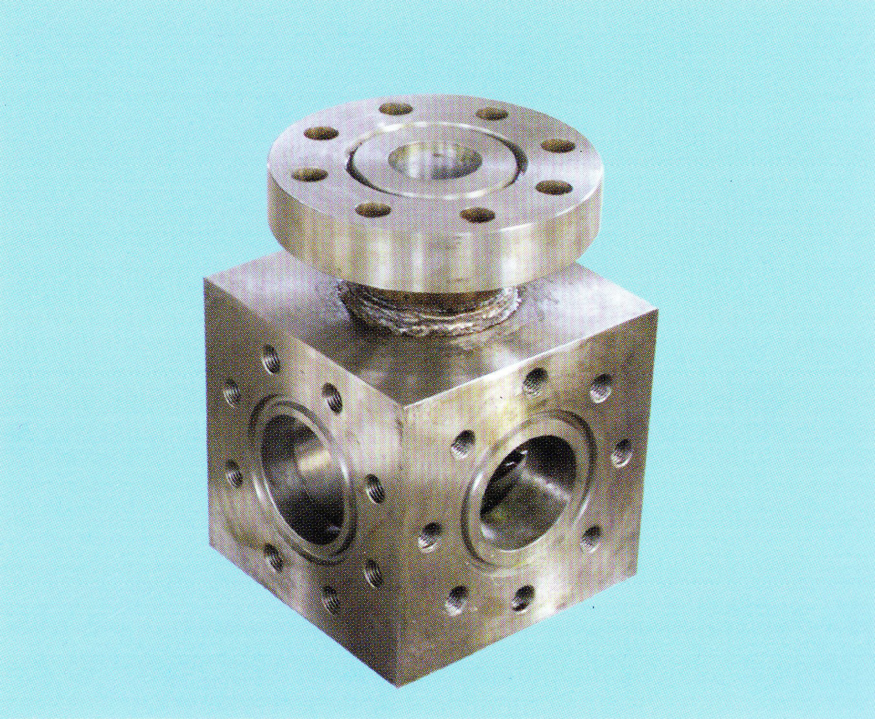 Triplex Mud Pump Parts Five Way Connection Forging Casting