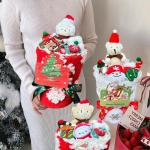 Christmas Plush Doll Bouquet Creative Snowman Gift Set for Girlfriend for