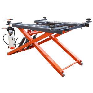 Wholesale One Cylinder Heavy Duty CE 6000lb Mid-Rise electric pump Scissor Car Lift from china suppliers
