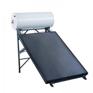 China 135L Pressurized Compact Solar Water Heater Flat Plate Solar Geyser on sale