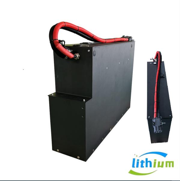 Black 404Ah Electric Forklift Battery Ultra- Discharge For Quick 2-4 Hours