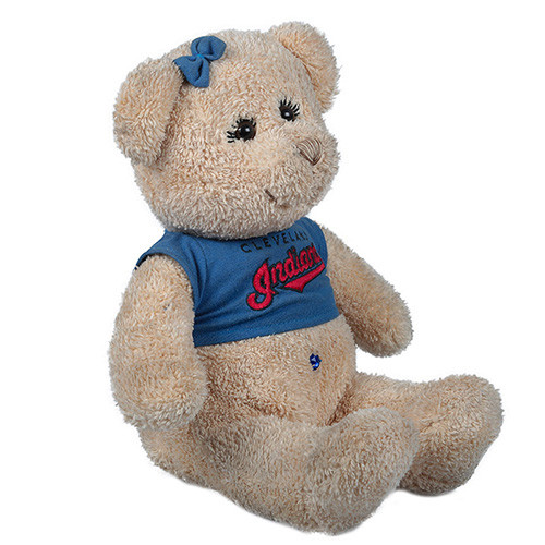 Adorable Brown Bear Doll , 26CM Fuzz Dressup Plush Bear Stuffed Animals