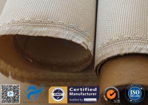 Wholesale 800℃ Silica Fabric Brown 35OZ 91.44CM High Strength Heat Resistant Fire Blanket from china suppliers
