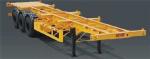2 3 4 Axles Flatbed Container Chassis Semi Trailer