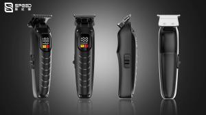 Wholesale SHC-5634 Barber Zero Gapped Cordless Electric Pro Hair Clippers for Men T-Blade Outlining from china suppliers