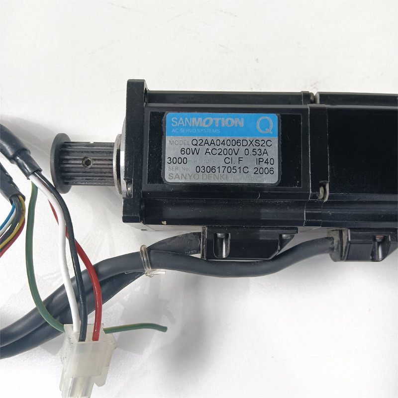 Sanyo Denki 90K63-001305 AC Servo Motor R Q2AA04006DXS2C For Smt
