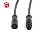 Black White LED Light 2 PIN 3 PIN Watertight Power Connector