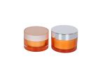 Cylindrical Cosmetic Packaging Personal Skincare Acrylic Lottle Sets 6pcs 15/30