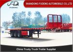 20 Ft 40 Ft 45 Feet Flatbed Semi Trailer Platform High Bed Trailers For