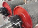Ceramic Tiles Belt Conveyor Bend Pulley Diamond Rubber Lagging Head