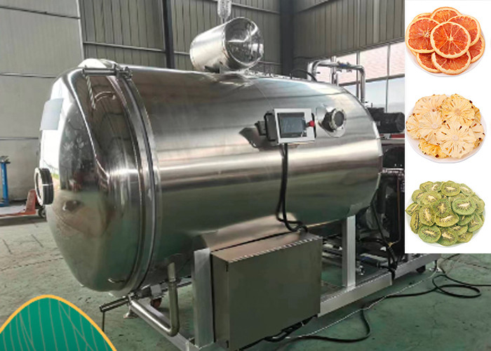 Air Cooling 50Kg 100Kg Industrial Vegetable Food Vacuum Freeze Dryer