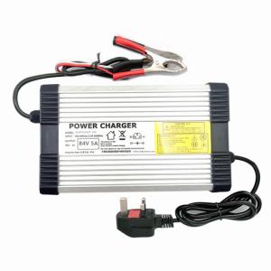 Wholesale Fast Lithium Battery Chargers Customized 84V 5A Charger ABS Case Mateial from china suppliers