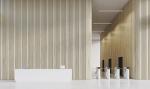 ODM Laminated Soundproof Veneer Wooden Grooved Acoustic Panel for Office Lobby