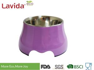 Wholesale High End Latest Design Melamine Pet Bowl , Round Shape Stainless Steel Pet Bowls from china suppliers