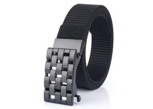 Wholesale Prong Auto Buckle Mens Elastic Stretch Belts Brown Camel Grey from china suppliers