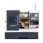 Cnc Lathe Slant Bed Machine TCK40 45 Inclined White And Black Gang Type 3500rpm