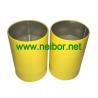 Buy cheap personalized round metal tin pen holder with raised rings from wholesalers