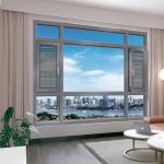 Level 6 Water Tightness Broken Bridge Aluminum Profile Casement Windows for End