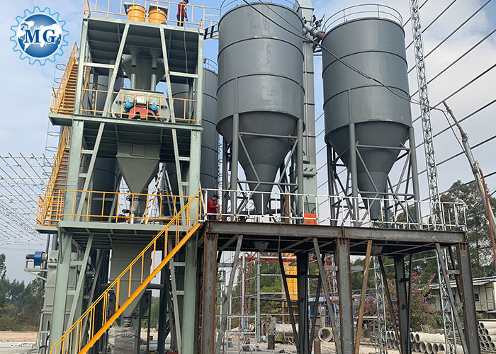 High Precision Dry Mix Plant 100m2 Industrial Automatic Tile Adhesive