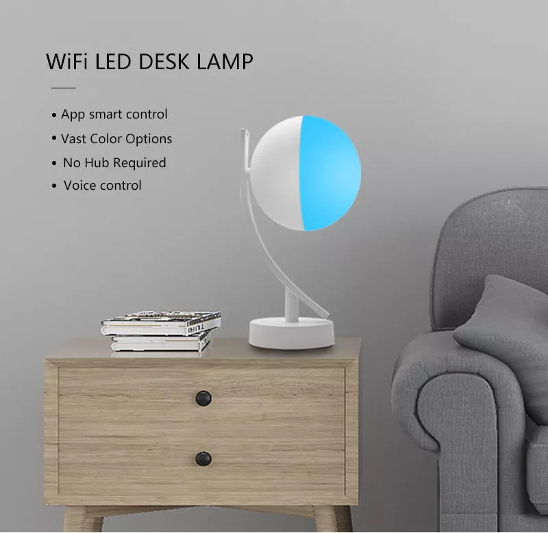 Tuya RGBCW Wifi Smart Table Lamp 12W APP Remote Control Reading And Writing Desk Lamp