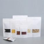 Open Window Kraft Paper Pouches