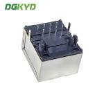 KRJ-1808NL Height 12mm Vertical entry female rj45 LAN jack Integrated Magnetics