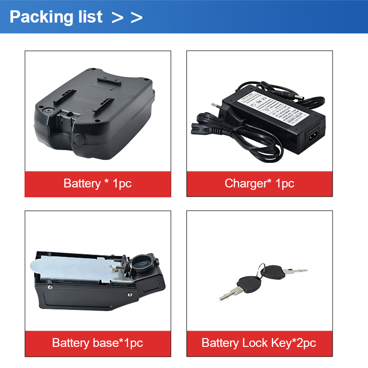 36V20ah 24V 48V10ah 12ah 15ah 8ah 250W 500W 18650 Li-ion Folding Electric Pocket Bicycle Bike Battery