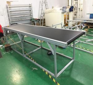 Wholesale Black PVC Belt Conveyor Automated Conveyor Systems For Industry Products Transfer from china suppliers