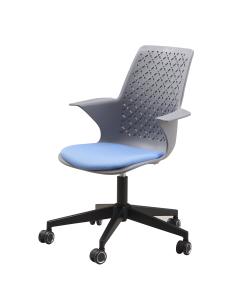 Wholesale OEM &amp; ODM Plastic Office Chairs With 360 Swivel Writing Pad from china suppliers