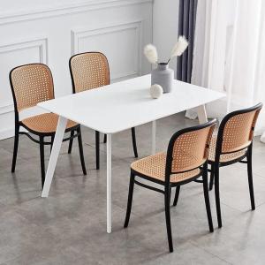 Wholesale Stackable Rattan Dining Room Plastic Chairs Plastic Outdoor Dining Chairs For Banquet from china suppliers