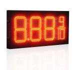 8 Inch Red LED Petrol Display Graphics Display for Outdoor Waterproof LED